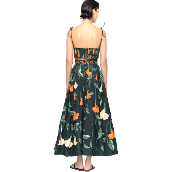 Agua by Agua Bendita Moringa Green Sabanero Nocturno' Crop Top - Picture 11 of 12